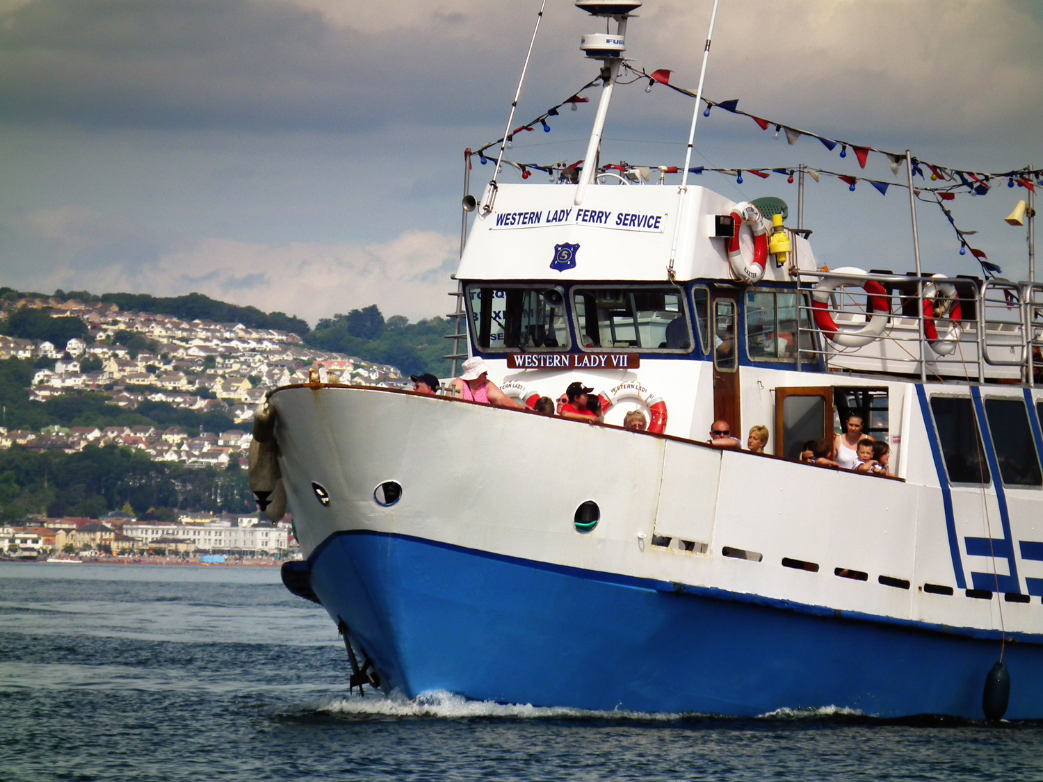 Boat services link the English Riviera towns of Torquay, Paignton and Brixham