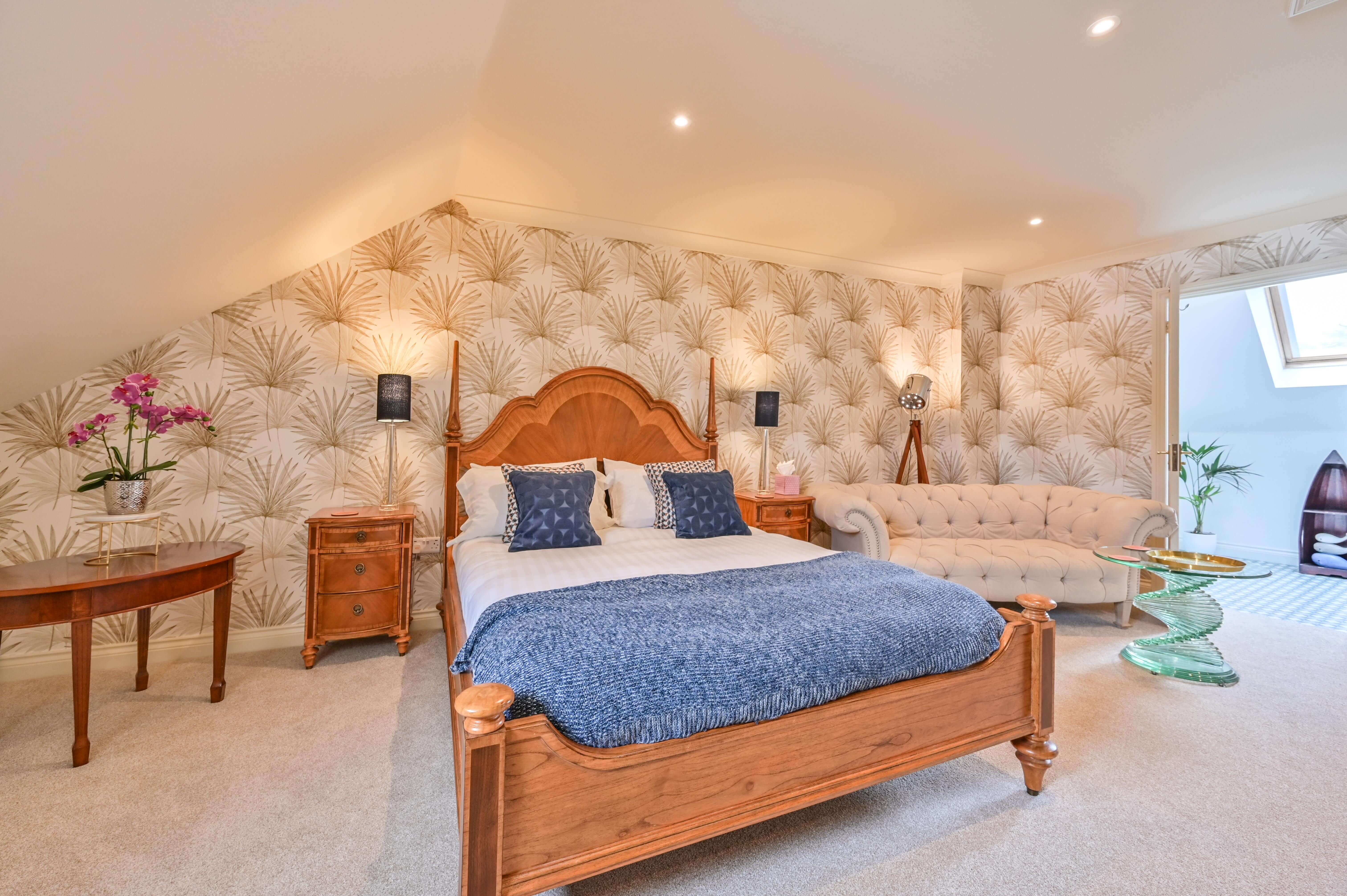 Main bedroom in The Lisburne Place Town House